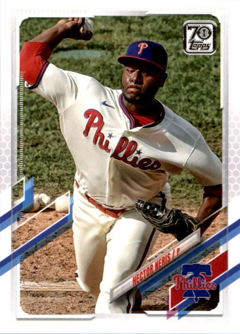 2021 Topps Baseball  #171 Hector Neris  Philadelphia Phillies  Image 1