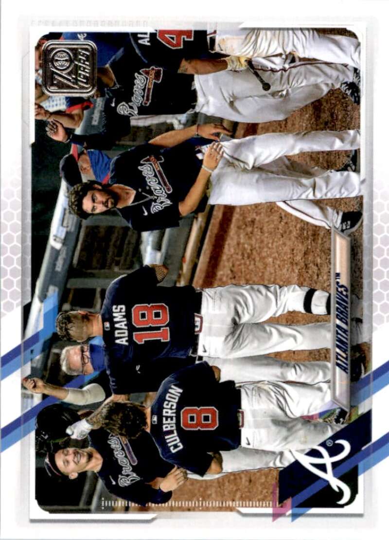 2021 Topps Baseball  #194 Atlanta Braves   Image 1