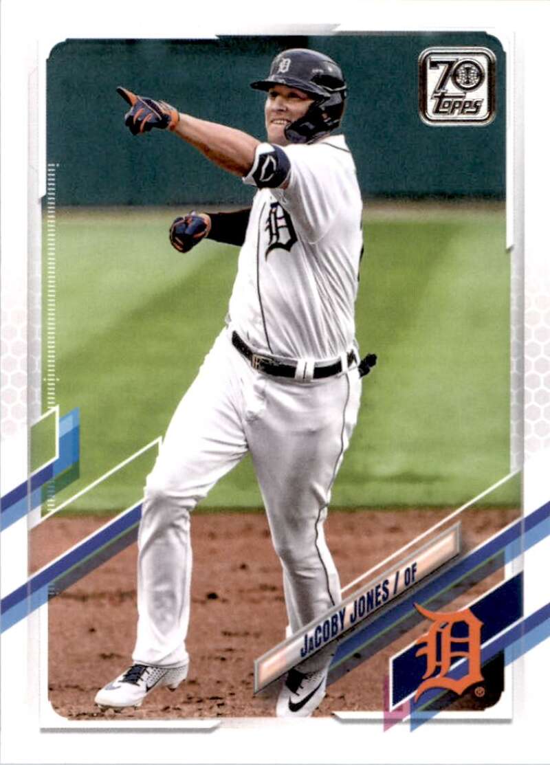 2021 Topps Baseball  #213 JaCoby Jones  Detroit Tigers  Image 1