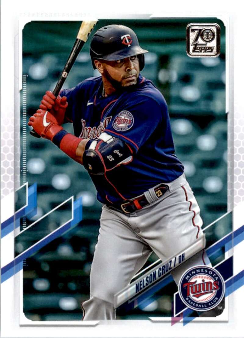 2021 Topps Baseball  #219 Nelson Cruz  Minnesota Twins  Image 1