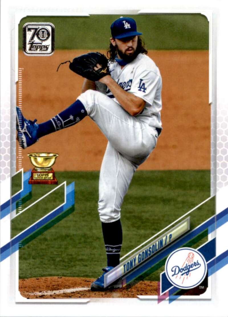 2021 Topps Baseball  #230 Tony Gonsolin  Los Angeles Dodgers  Image 1