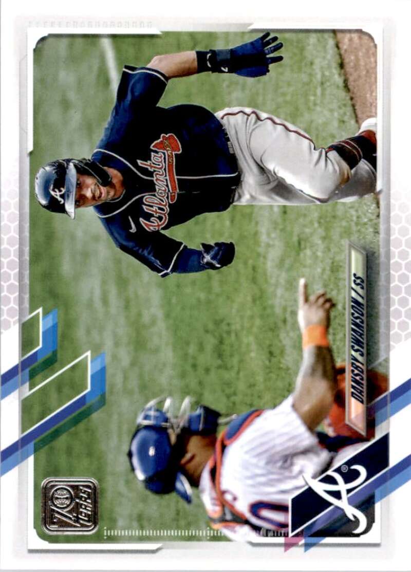 2021 Topps Baseball  #233 Dansby Swanson  Atlanta Braves  Image 1