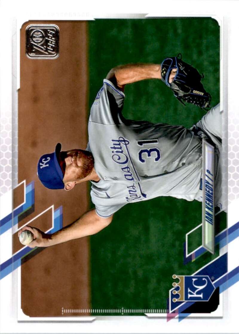 2021 Topps Baseball  #236 Ian Kennedy  Kansas City Royals  Image 1