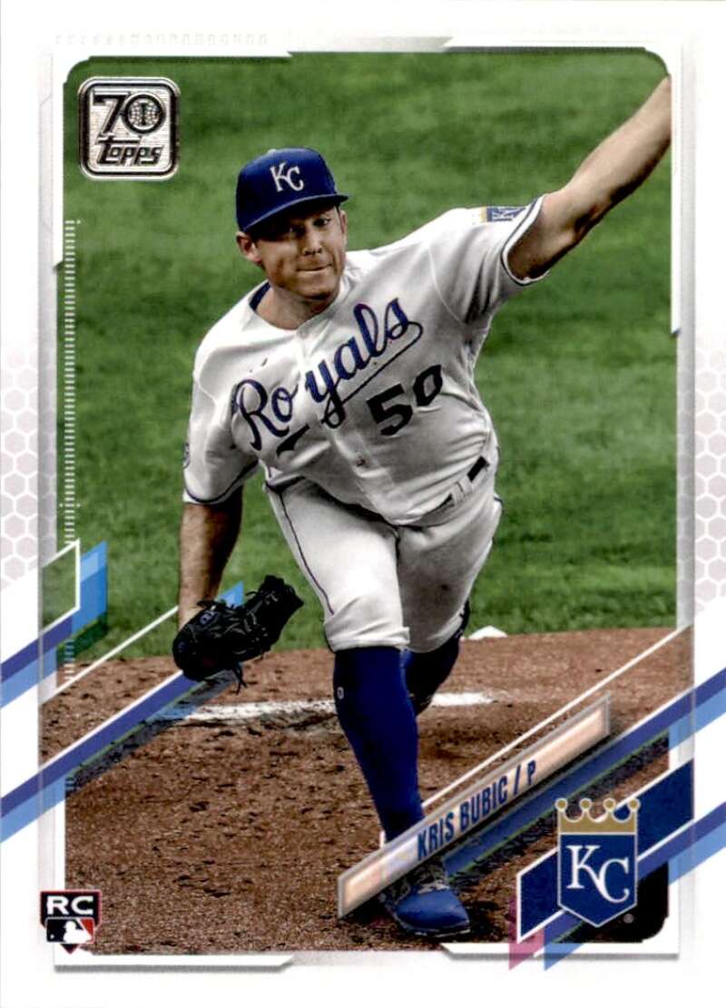 2021 Topps Baseball  #238 Kris Bubic  RC Rookie Kansas City Royals  Image 1