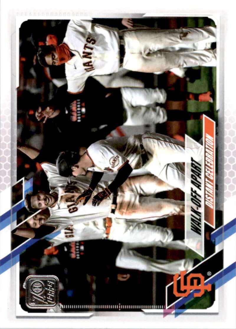 2021 Topps Baseball  #258 Walk-Off Apart  San Francisco Giants  Image 1