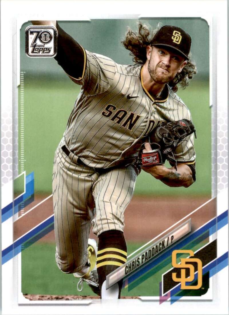 2021 Topps Baseball  #259 Chris Paddack  San Diego Padres  Image 1