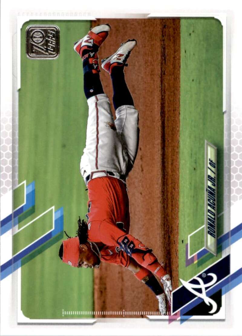 2021 Topps Baseball  #263 Ronald Acuna Jr.  Atlanta Braves  Image 1