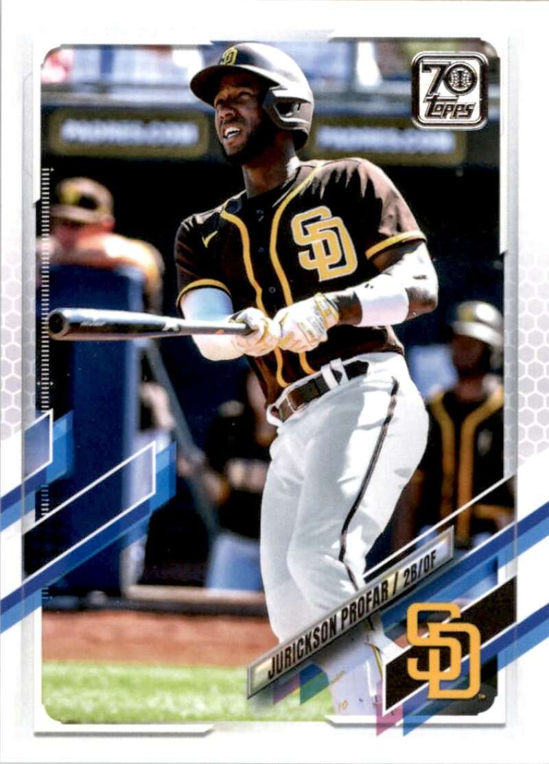 2021 Topps Baseball  #266 Jurickson Profar  San Diego Padres  Image 1