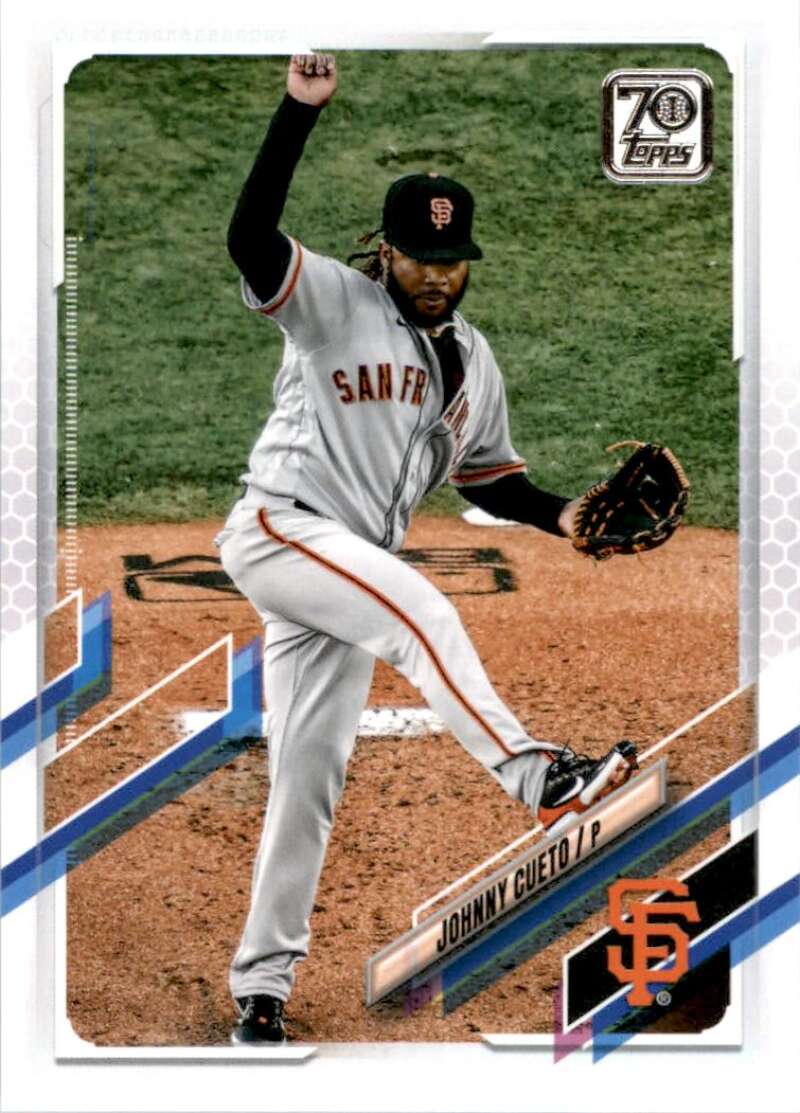 2021 Topps Baseball  #268 Johnny Cueto  San Francisco Giants  Image 1