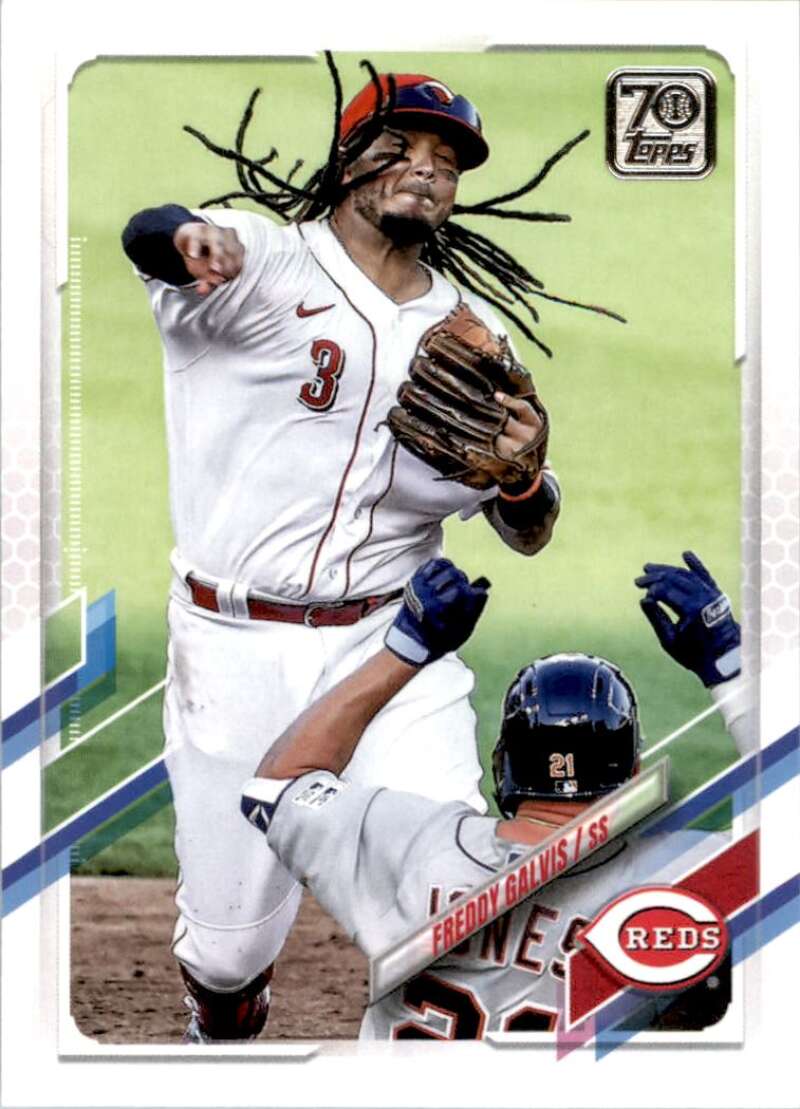 2021 Topps Baseball  #274 Freddy Galvis  Cincinnati Reds  Image 1