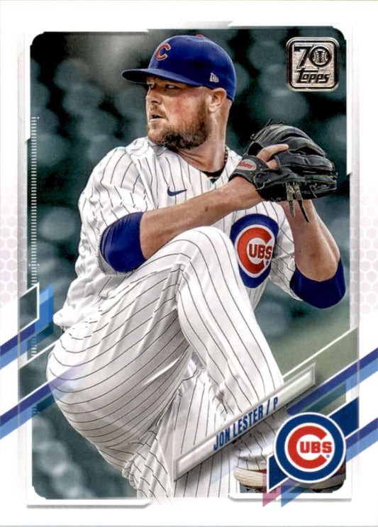 2021 Topps Baseball  #278 Jon Lester  Chicago Cubs  Image 1