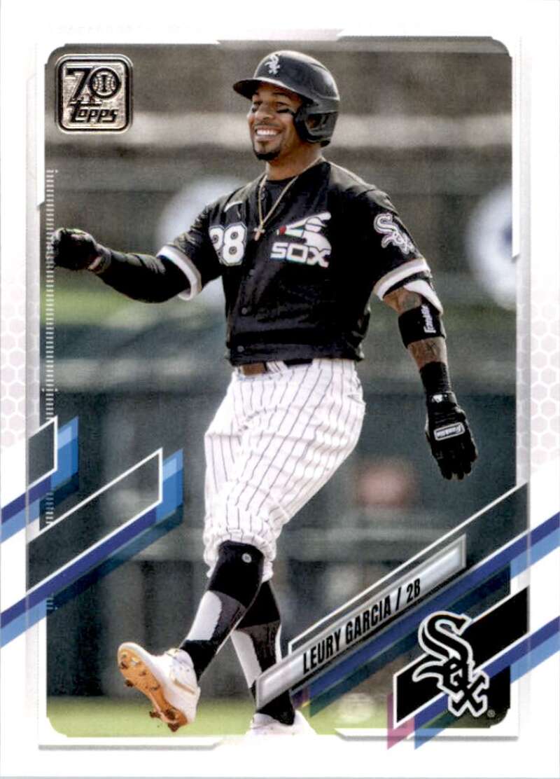 2021 Topps Baseball  #294 Leury Garcia  Chicago White Sox  Image 1