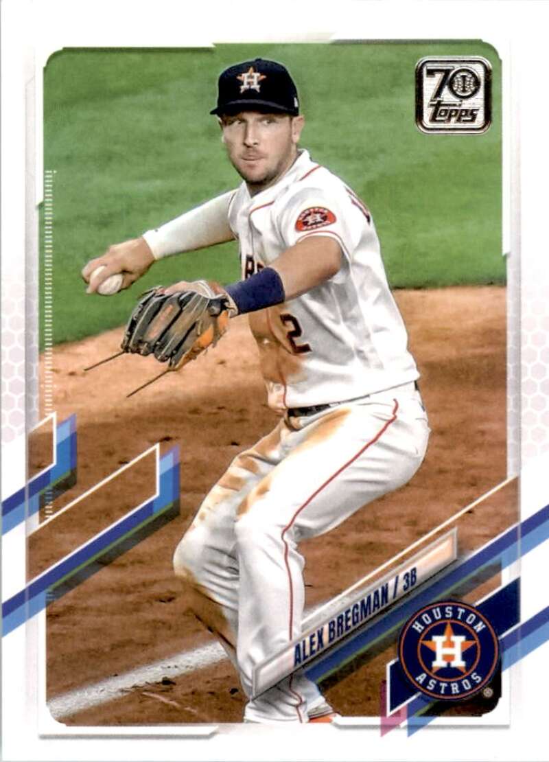 2021 Topps Baseball  #297 Alex Bregman  Houston Astros  Image 1