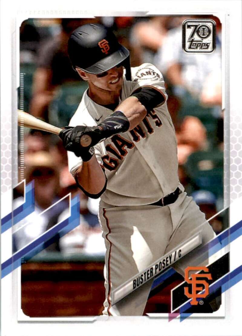 2021 Topps Baseball  #301 Buster Posey  San Francisco Giants  Image 1