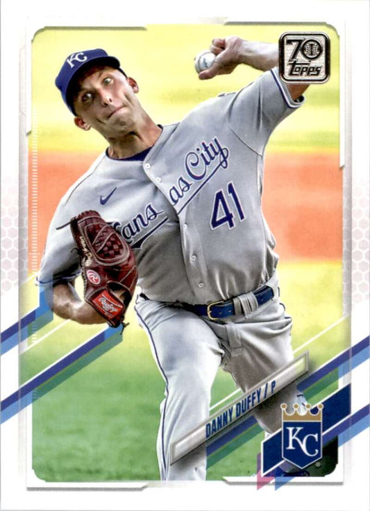 2021 Topps Baseball  #304 Danny Duffy  Kansas City Royals  Image 1