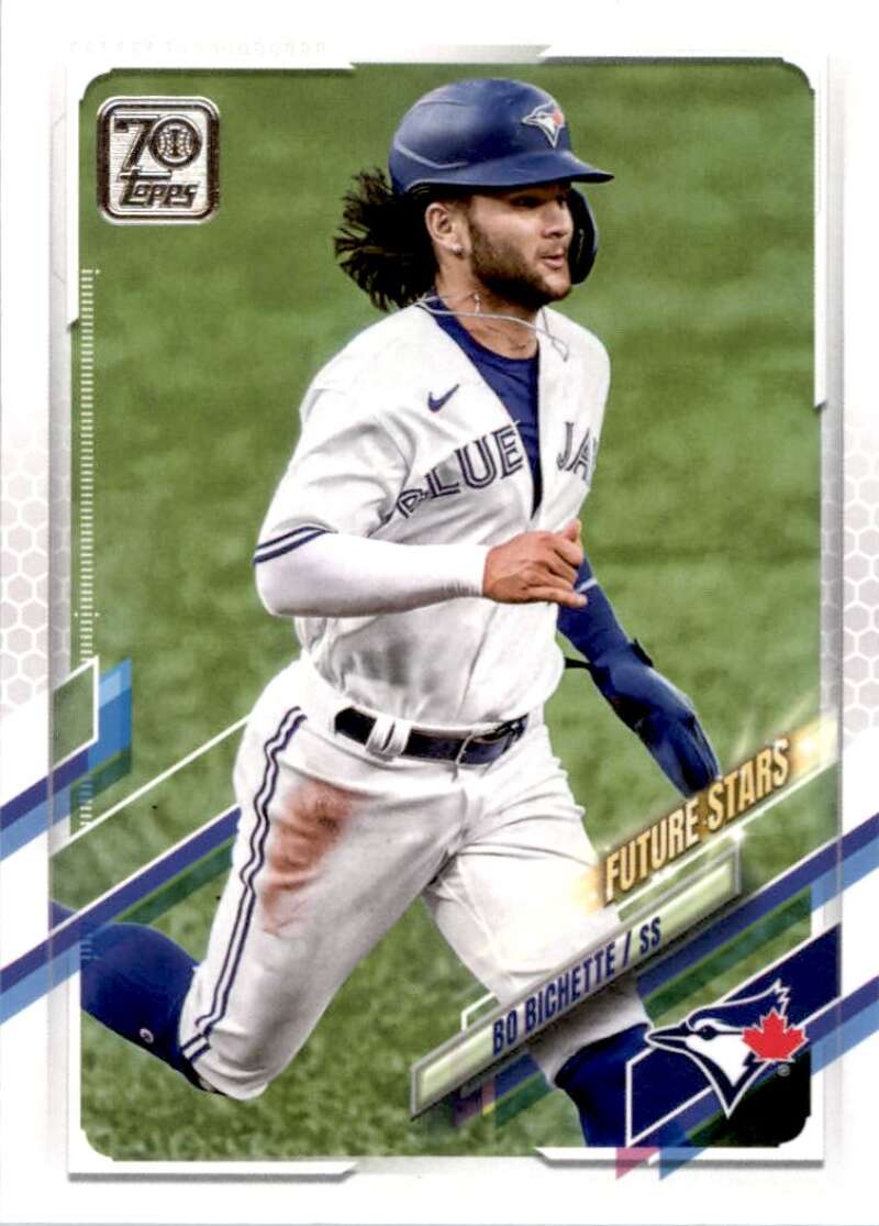 2021 Topps Baseball  #310 Bo Bichette  Toronto Blue Jays  Image 1