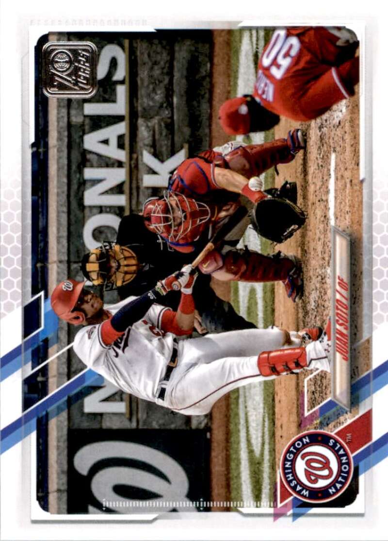 2021 Topps Baseball  #330 Juan Soto  Washington Nationals  Image 1