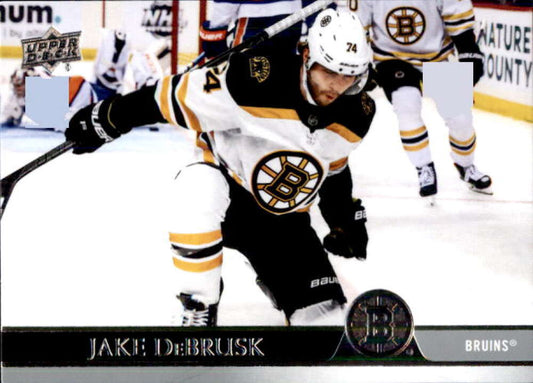 2020-21 Upper Deck Hockey #265 Jake DeBrusk  Boston Bruins  Image 1