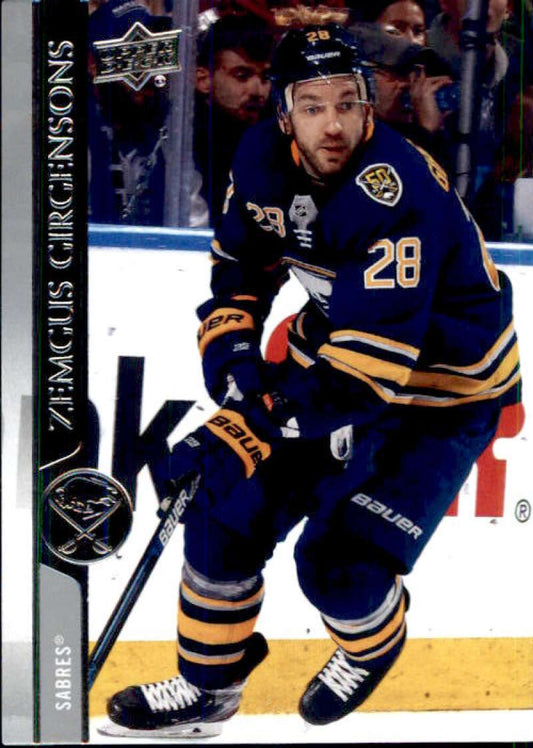 2020-21 Upper Deck Hockey #270 Zemgus Girgensons  Buffalo Sabres  Image 1