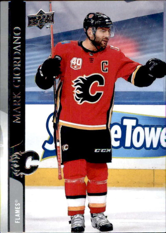2020-21 Upper Deck Hockey #278 Mark Giordano  Calgary Flames  Image 1
