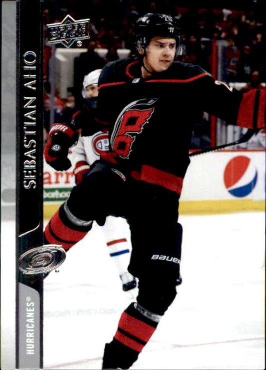 2020-21 Upper Deck Hockey #283 Sebastian Aho  Carolina Hurricanes  Image 1