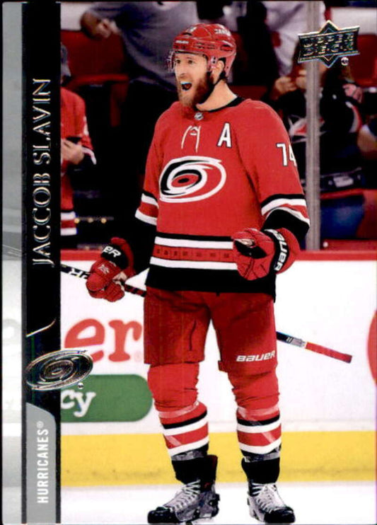 2020-21 Upper Deck Hockey #287 Jaccob Slavin  Carolina Hurricanes  Image 1