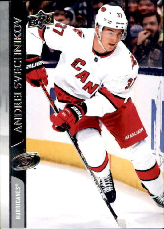 2020-21 Upper Deck Hockey #289 Andrei Svechnikov  Carolina Hurricanes  Image 1