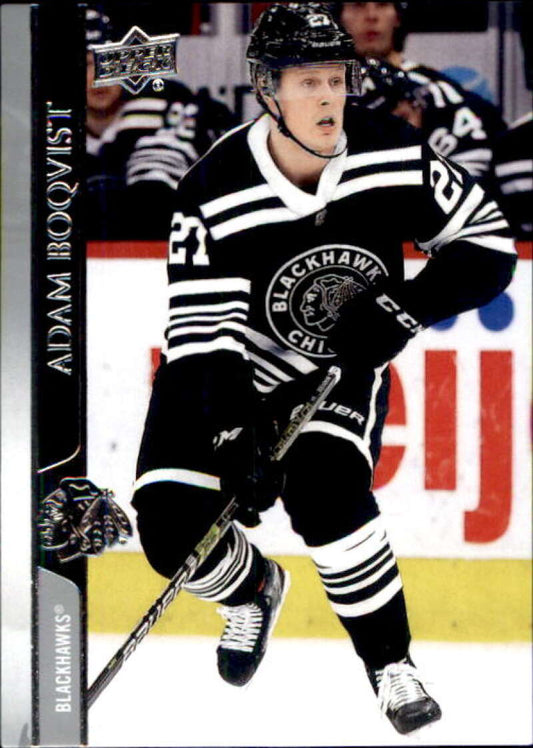 2020-21 Upper Deck Hockey #290 Adam Boqvist  Chicago Blackhawks  Image 1