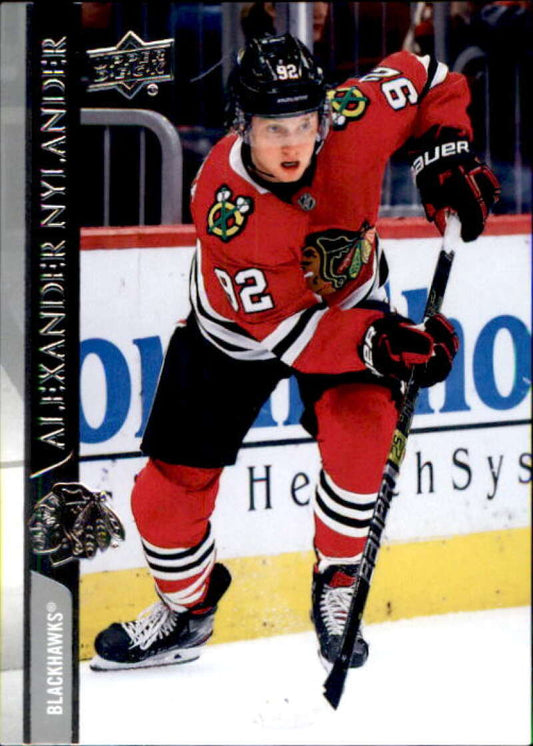 2020-21 Upper Deck Hockey #295 Alexander Nylander  Chicago Blackhawks  Image 1