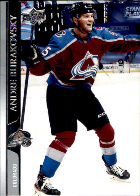 2020-21 Upper Deck Hockey #298 Andre Burakovsky  Colorado Avalanche  Image 1