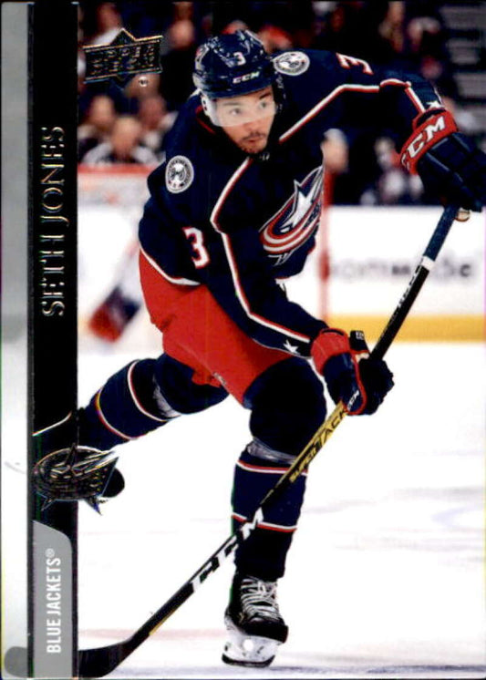 2020-21 Upper Deck Hockey #307 Seth Jones  Columbus Blue Jackets  Image 1