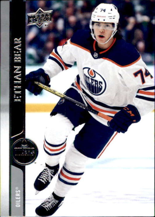 2020-21 Upper Deck Hockey #324 Ethan Bear  Edmonton Oilers  Image 1