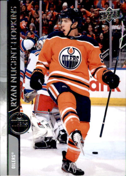 2020-21 Upper Deck Hockey #327 Ryan Nugent-Hopkins  Edmonton Oilers  Image 1