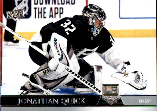 2020-21 Upper Deck Hockey #338 Jonathan Quick  Los Angeles Kings  Image 1