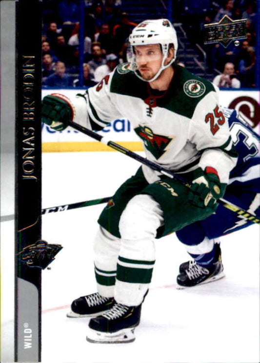 2020-21 Upper Deck Hockey #341 Jonas Brodin  Minnesota Wild  Image 1