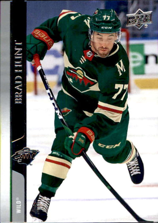 2020-21 Upper Deck Hockey #344 Brad Hunt  Minnesota Wild  Image 1