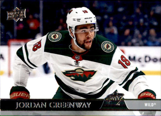 2020-21 Upper Deck Hockey #345 Jordan Greenway  Minnesota Wild  Image 1