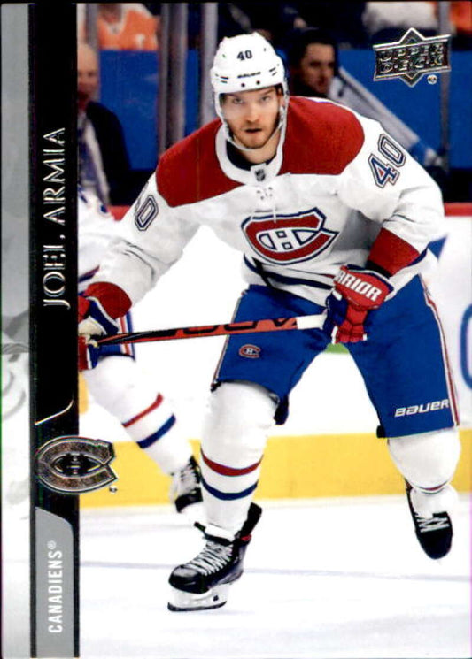 2020-21 Upper Deck Hockey #347 Joel Armia  Montreal Canadiens  Image 1