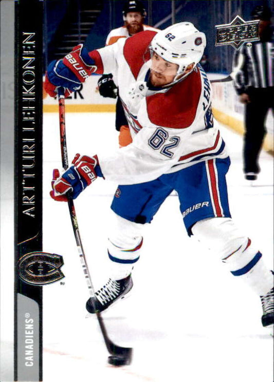 2020-21 Upper Deck Hockey #351 Artturi Lehkonen  Montreal Canadiens  Image 1