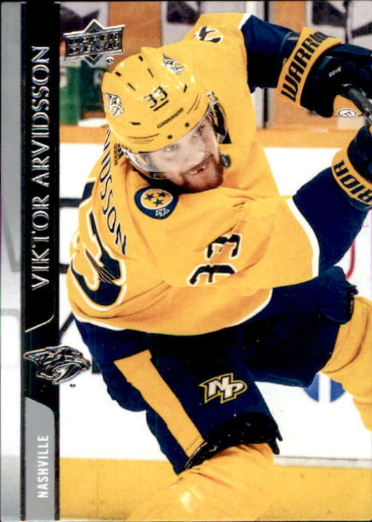 2020-21 Upper Deck Hockey #354 Viktor Arvidsson  Nashville Predators  Image 1