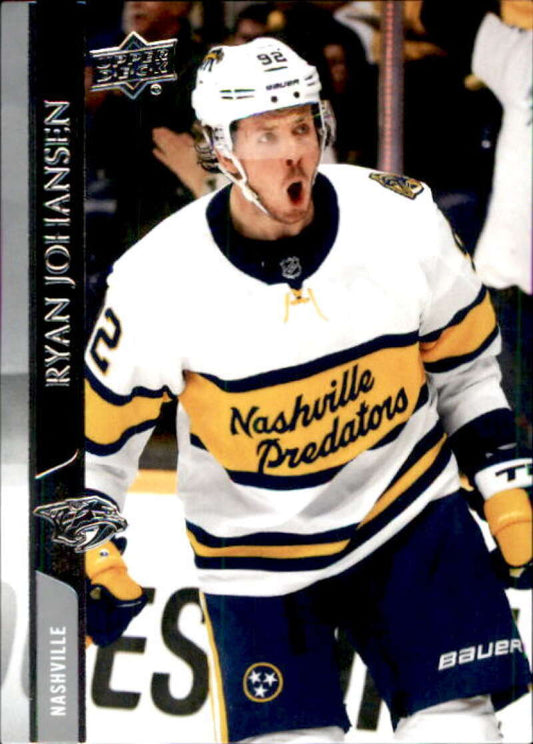 2020-21 Upper Deck Hockey #357 Ryan Johansen  Nashville Predators  Image 1