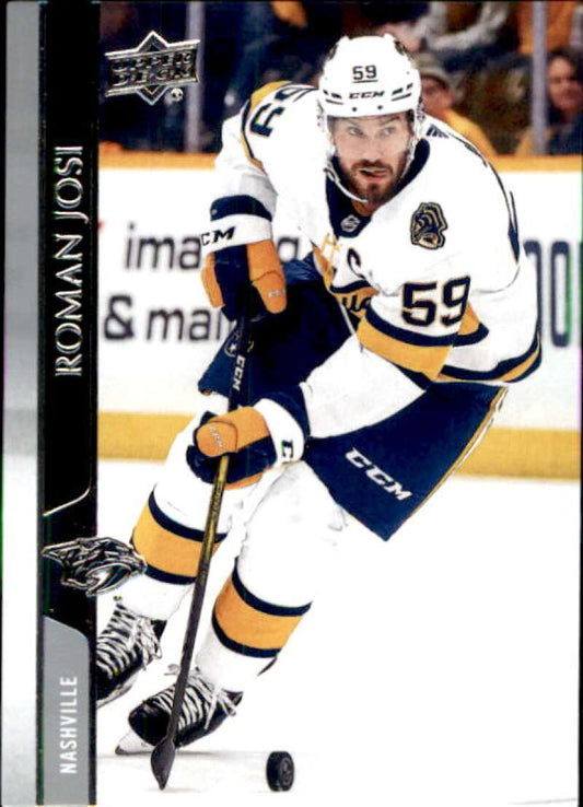 2020-21 Upper Deck Hockey #358 Roman Josi  Nashville Predators  Image 1