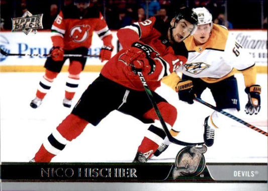 2020-21 Upper Deck Hockey #362 Nico Hischier  New Jersey Devils  Image 1
