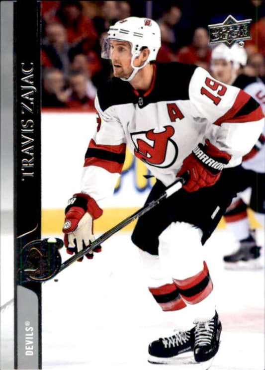 2020-21 Upper Deck Hockey #365 Travis Zajac  New Jersey Devils  Image 1