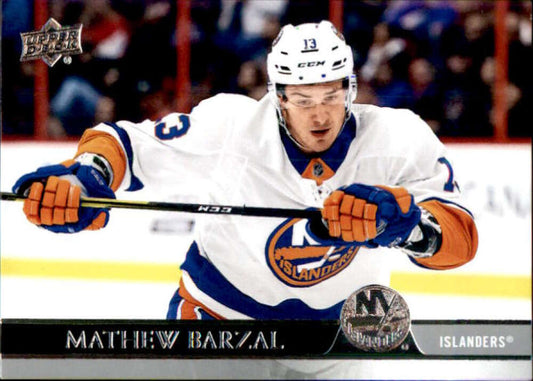 2020-21 Upper Deck Hockey #367 Mathew Barzal  New York Islanders  Image 1