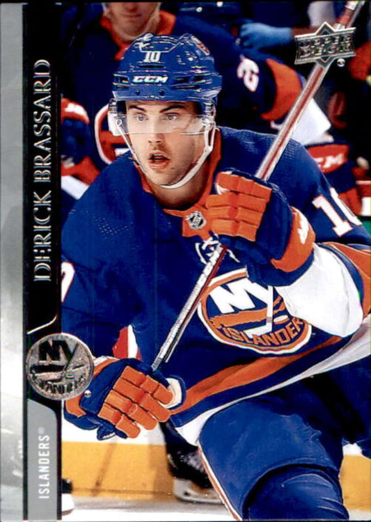 2020-21 Upper Deck Hockey #370 Derick Brassard  New York Islanders  Image 1
