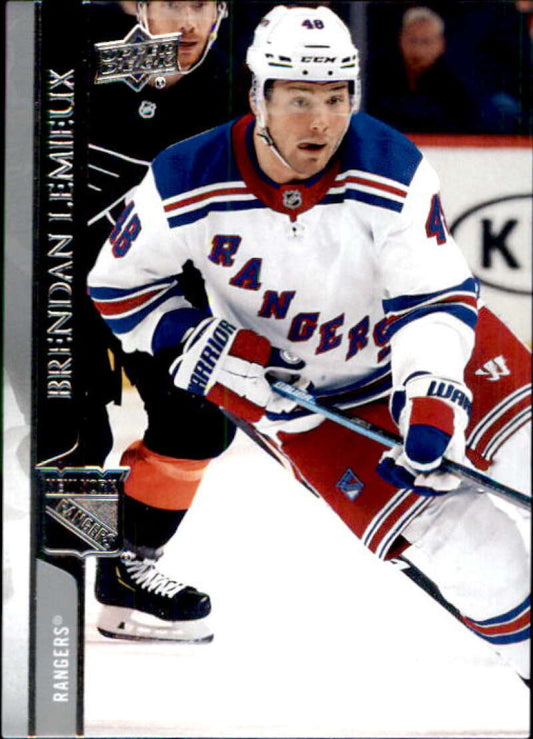 2020-21 Upper Deck Hockey #376 Brendan Lemieux  New York Rangers  Image 1