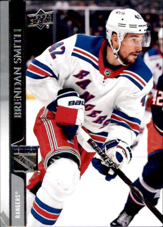 2020-21 Upper Deck Hockey #377 Brendan Smith  New York Rangers  Image 1
