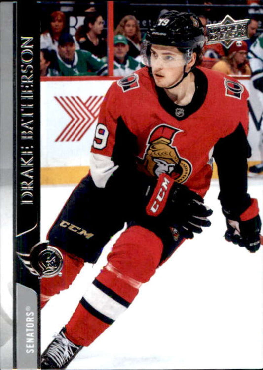 2020-21 Upper Deck Hockey #378 Drake Batherson  Ottawa Senators  Image 1