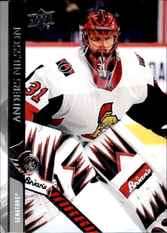 2020-21 Upper Deck Hockey #381 Anders Nilsson  Ottawa Senators  Image 1